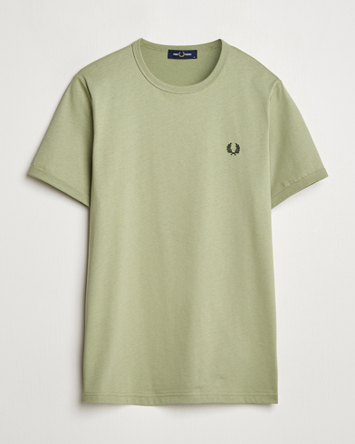 Herr | Fred Perry | Fred Perry | Ringer T-Shirt Olive Mint