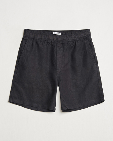 Herr | Business & Beyond - Casual | Samsøe Samsøe | Jabari Linen Drawstring Shorts Black
