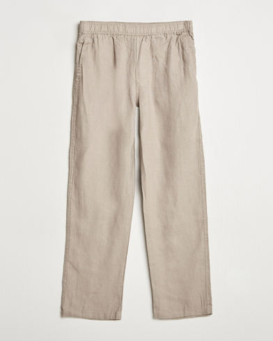 Herr | Business & Beyond - Casual | Samsøe Samsøe | Jabari Linen Drawstring Trousers Greige