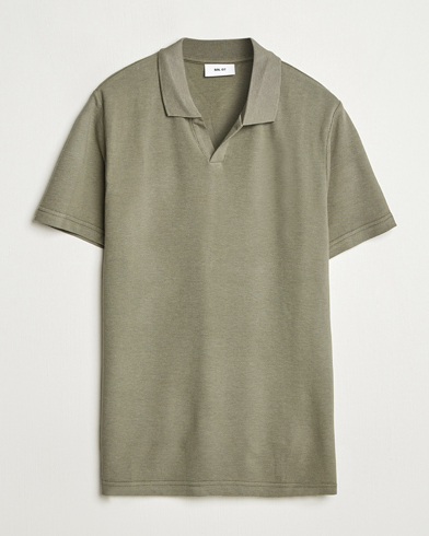 Herr | Nya produktbilder | NN07 | Paul Cotton/Lyocell Polo Capers Green