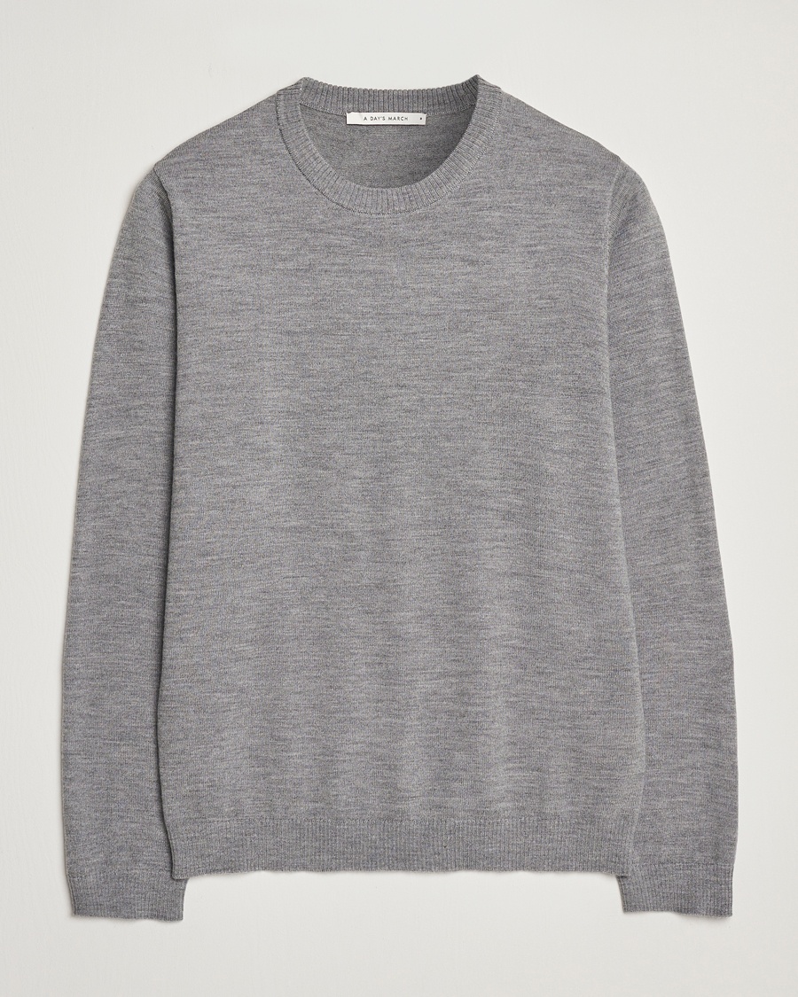 Herr | A Day's March | A Day's March | Álagon Merino Crew Grey