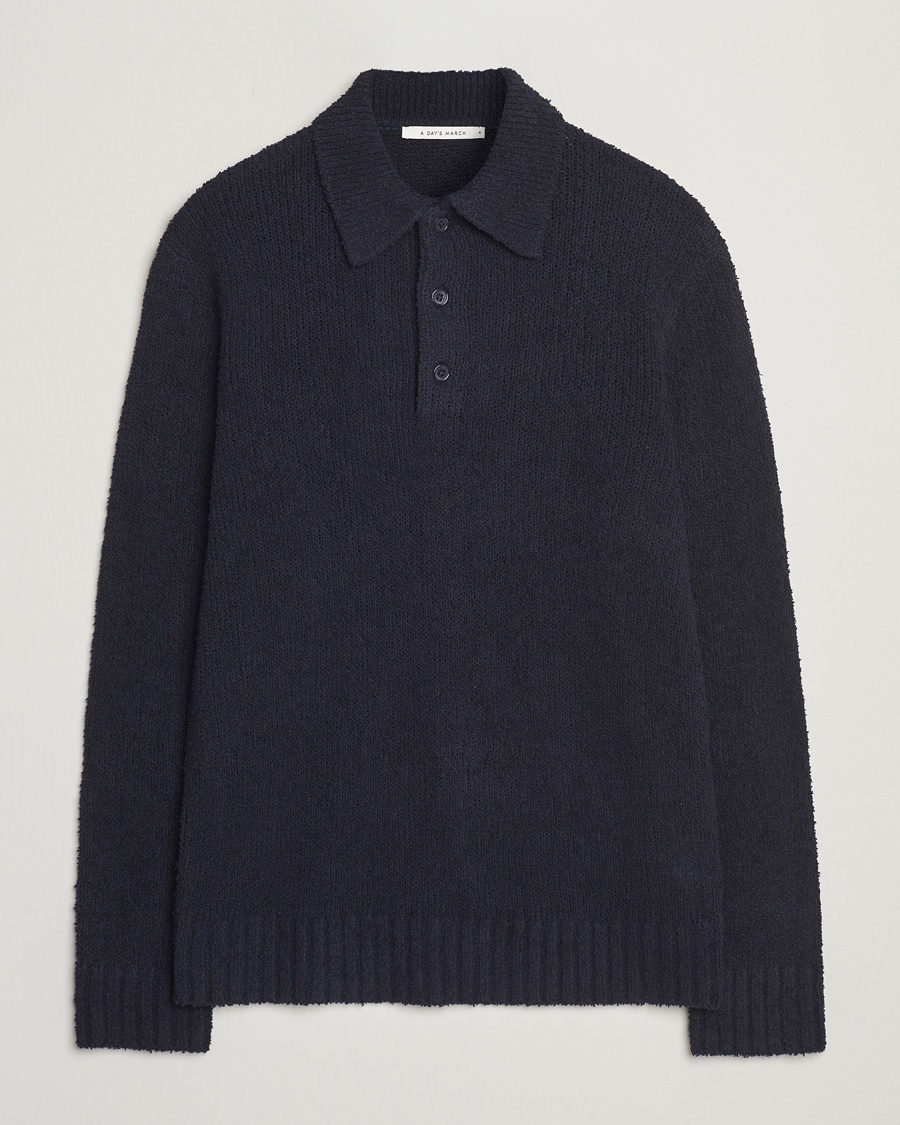 Herr | A Day's March | A Day's March | Dover Structured Polo Navy