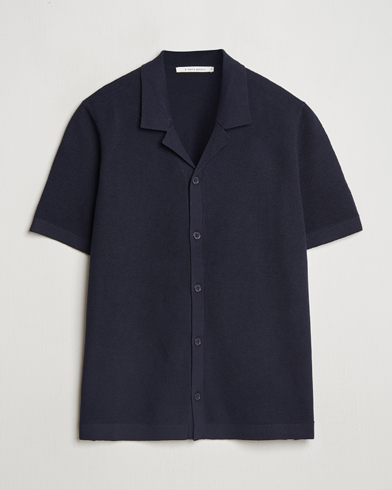 Herr | A Day's March | A Day's March | Yamu Structure Short Sleeve Navy