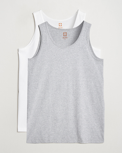 Herr | Heritage Corner | BEAMS PLUS | 2-Pack Tank Top White
