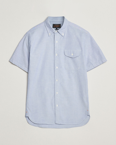 Herr | Heritage Corner | BEAMS PLUS | Short Sleeve Oxford Shirt Light Blue