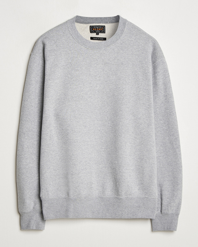 BEAMS PLUS Made In Japan Cotton Sweatshirt Grey – Grå
