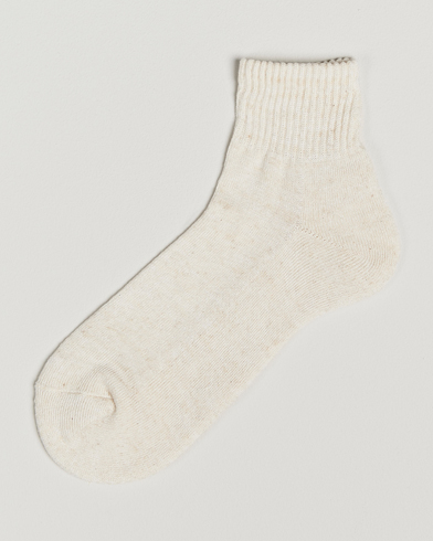 Herr | BEAMS PLUS | BEAMS PLUS | Short Pile Socks Off White