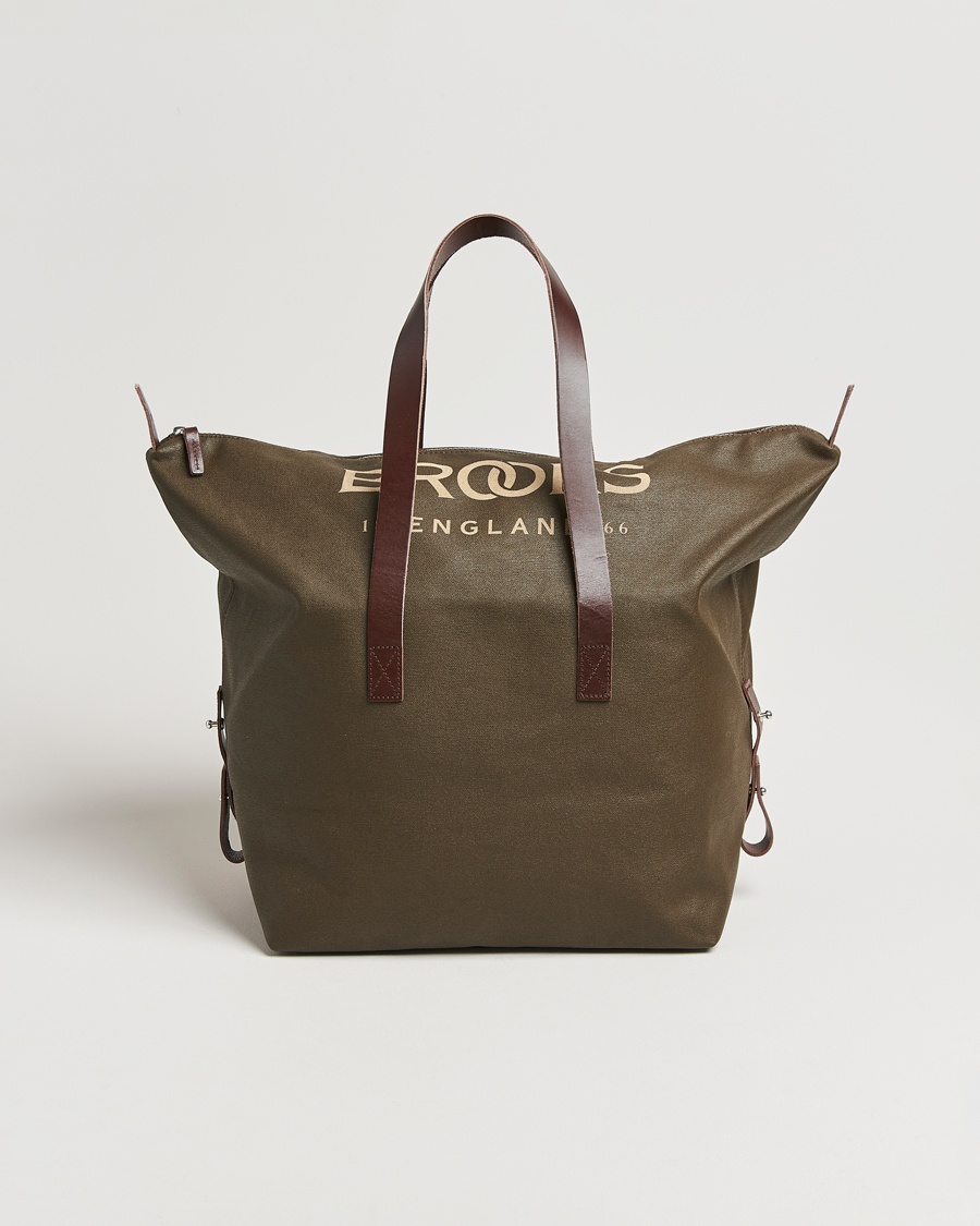 Brooks England Clapham Tote Bag Moss – Grön