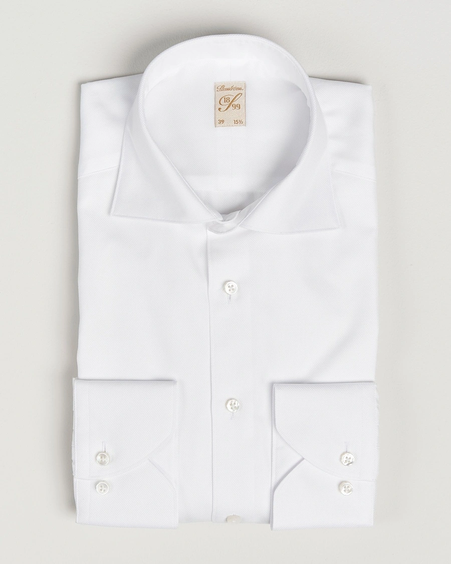Herr | | Stenströms | 1899 Cotton Royal Oxford Shirt White