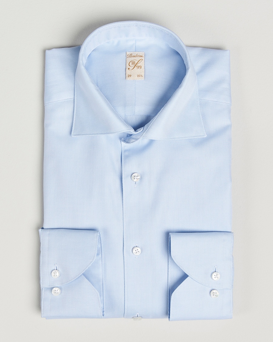 Herr | Formella | Stenströms | 1899 Cotton Royal Oxford Shirt Light Blue