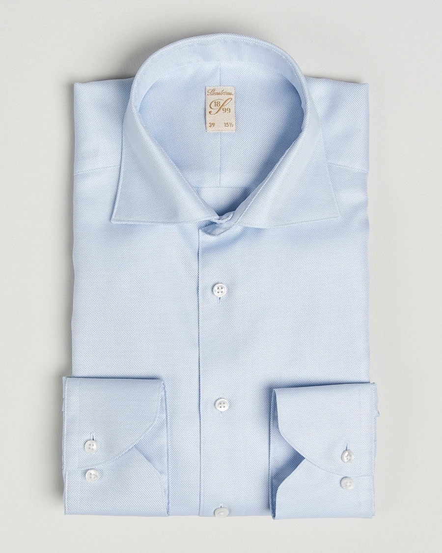 Herr | Formella | Stenströms | 1899 Cotton Twill Shirt Light Blue