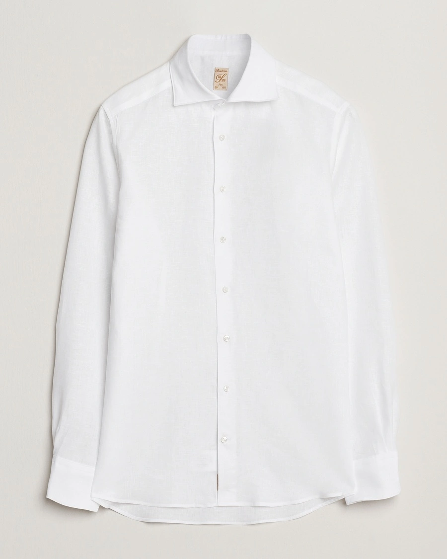 Herr | Udda kavaj | Stenströms | 1899 Slim Linen Shirt White