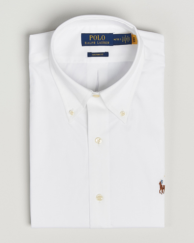 Polo Ralph Lauren Custom Fit Oxford Dress Shirt White – Vit