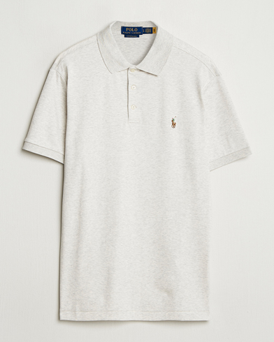 Polo Ralph Lauren Custom Slim Fit Cotton Polo State Heather – Beige