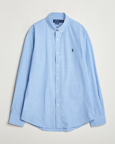 Polo Ralph Lauren Slim Fit Poplin Shirt Blue/Check – Blå