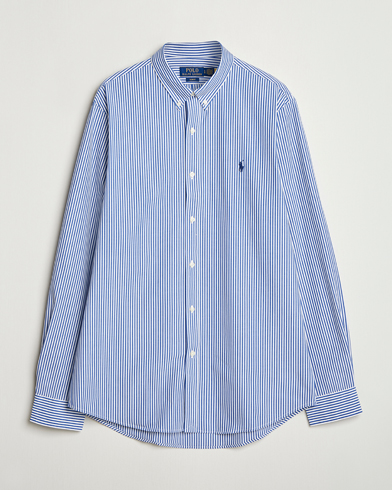 Herr | Business & Beyond - Casual | Polo Ralph Lauren | Slim Fit Poplin Shirt Blue/White Bengal Stripe