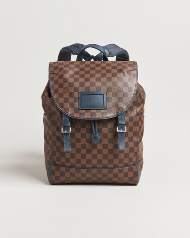 Herr | Pre-Owned & Vintage Bags | Louis Vuitton Pre-Owned | Runner Backpack Damier Ebene