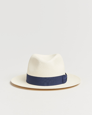 Wigéns Panama Hat White/Navy – Vit