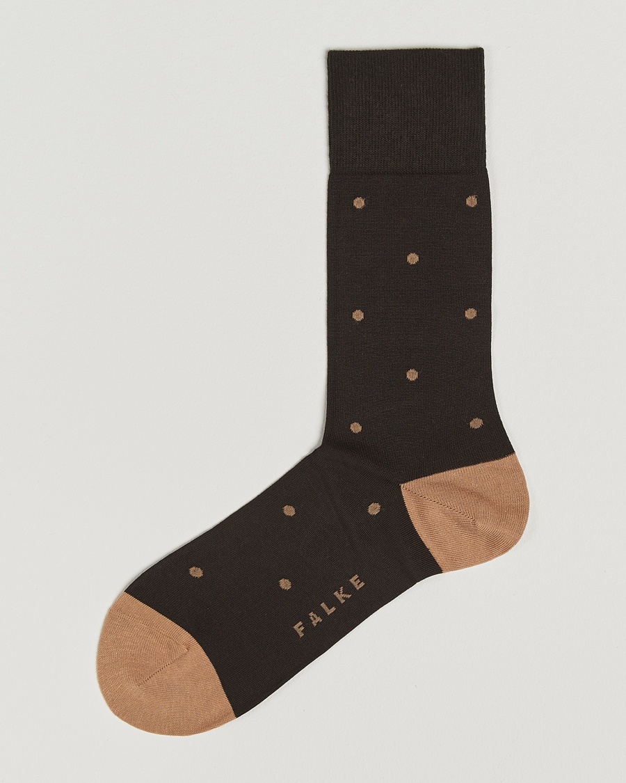 Herr | Falke | Falke | Cotton Dot Sock Brown