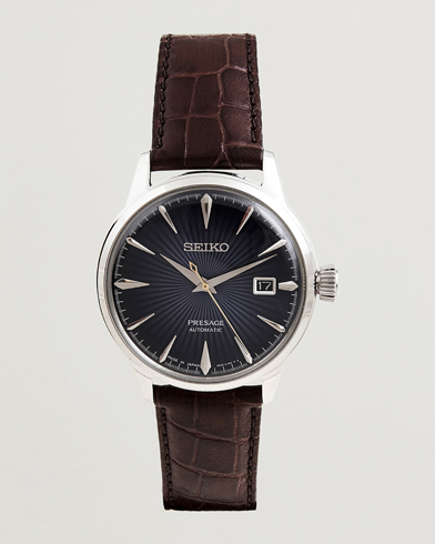 Herr | Läderarmband | Seiko | Presage Automatic Leather 40mm Blue Dial