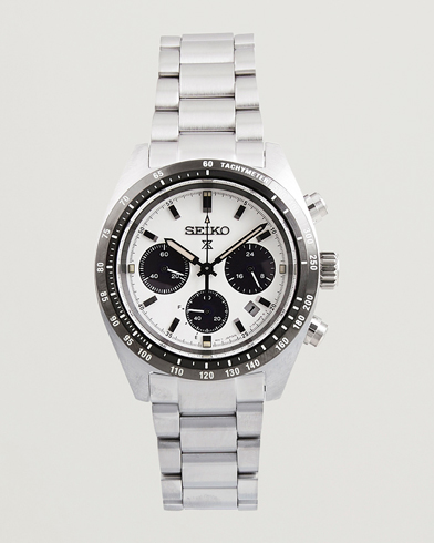Herr | | Seiko | Prospex Chronograph Steel 39mm White Dial
