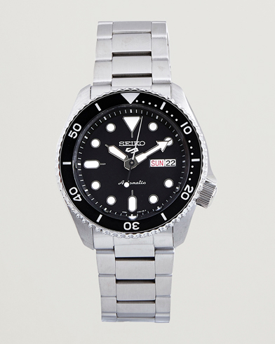 Herr | | Seiko | 5 Sports Automatic Diver Steel 43mm Black Dial
