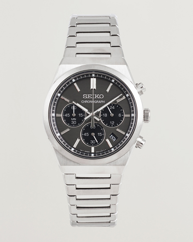 Herr | Gamla produktbilder | Seiko | Quartz Chronograph Steel 40mm Grey Dial