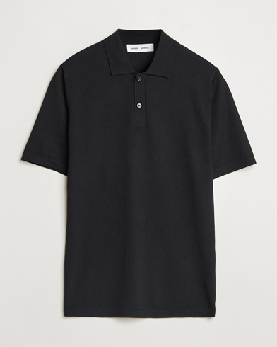 Samsøe Samsøe Sarown Knitted Polo Black – Svart