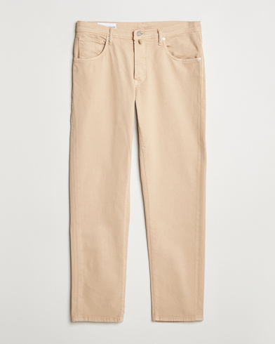 Herr | Slowear | Incotex | 5-Pocket Cotton Stretch Pants Beige