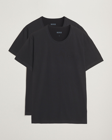 Herr | Business & Beyond - Formal | BOSS BLACK | 2-Pack Relaxed Fit Crew Neck T-Shirt Black