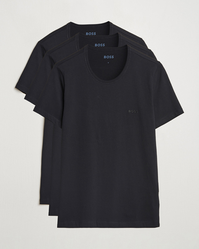 Herr | Business & Beyond - Formal | BOSS BLACK | 3-Pack Crew Neck T-Shirt Black