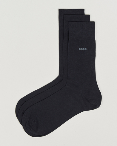 Herr | Business & Beyond - Formal | BOSS BLACK | 3-Pack RS Uni Socks Dark Blue