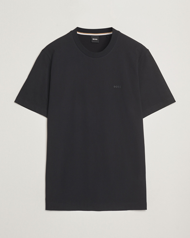 BOSS BLACK Thompson Crew Neck T-Shirt Black – Svart