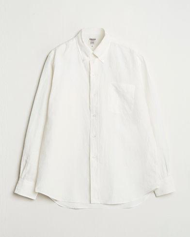 Herr | Nya produktbilder | Kamakura Shirts | Linen Ametora Shirt White