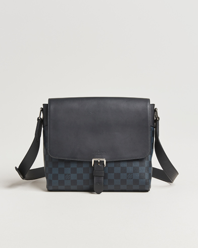 Louis Vuitton Pre-Owned Newport Messenger PM Damier Cobalt – Grå