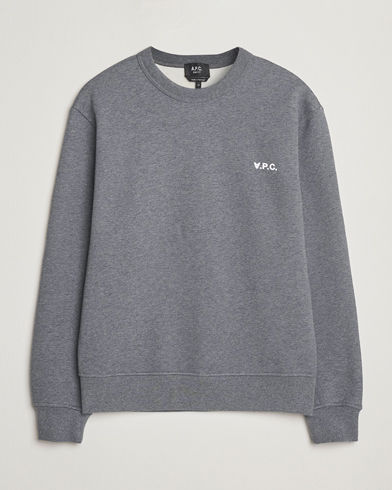 A.P.C. Boxy Fit Petit VPC Sweatshirt Anthracite/White – Grå