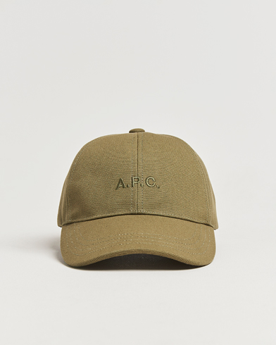 Herr | Business & Beyond - Casual | A.P.C. | Charlie Baseball Cap Khaki Green