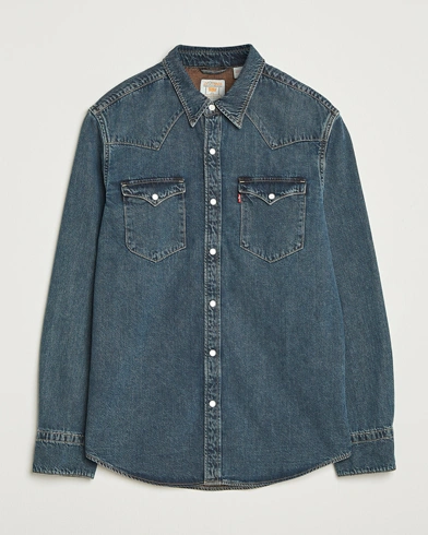  Barstow Western Standard Shirt Dark Blue