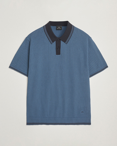 PS Paul Smith Knitted Polo Blue – Blå