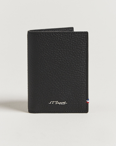 S.T. Dupont Neo Capsule Credit Card Wallet Black Grained – Svart
