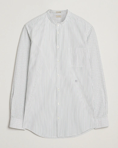 Massimo Alba Noto Guru Collar Shirt White/Green, Herr, Casualskjorta, Vit, Storlek S