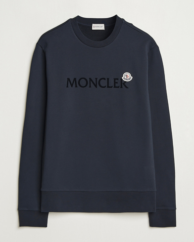 Moncler Lettering Logo Sweatshirt Navy – Blå