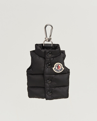 Moncler Down Vest Key Ring Black – Svart