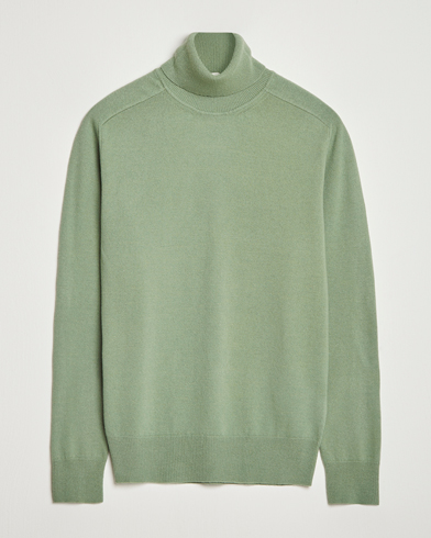 Altea Wool/Cashmere Rollneck Green – Grön