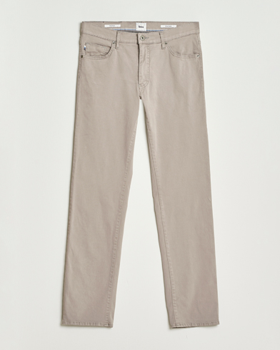 Brax Cadiz Cotton Satin 5-Pocket Pants Stone – Beige