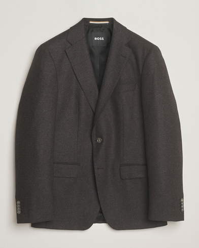  Hutson Wool Blazer Dark Brown