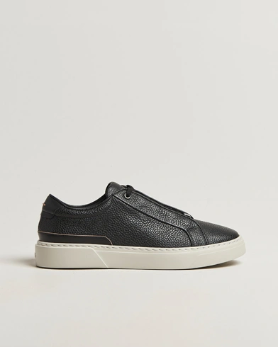 Herr | BOSS CAMEL | BOSS CAMEL Gary Leather Sneaker Black