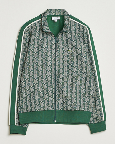 Lacoste Monogram Track Jacket Green/Sinople – Grön