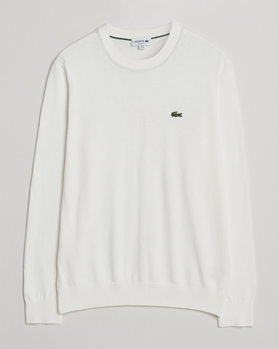 Lacoste Cotton Knitted Sweater Flour – Beige