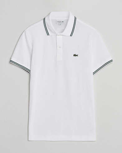 Lacoste Original Tipped Polo Piké White – Vit